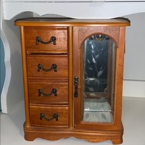 wooden jewelry box